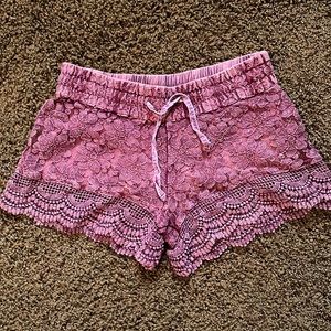 Lace shorts